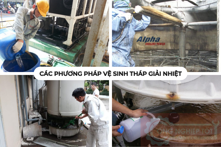 Bạn hãy chọn phương pháp vệ sinh phù hợp với tình trạng của tháp